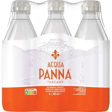 Acqua Panna Niet-Bruisend Mineraalwater 6x500ML