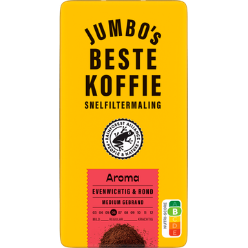 Jumbo's Beste Koffie Snelfiltermaling Aroma 250 g
