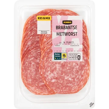 Jumbo Brabantse Metworst 120 g