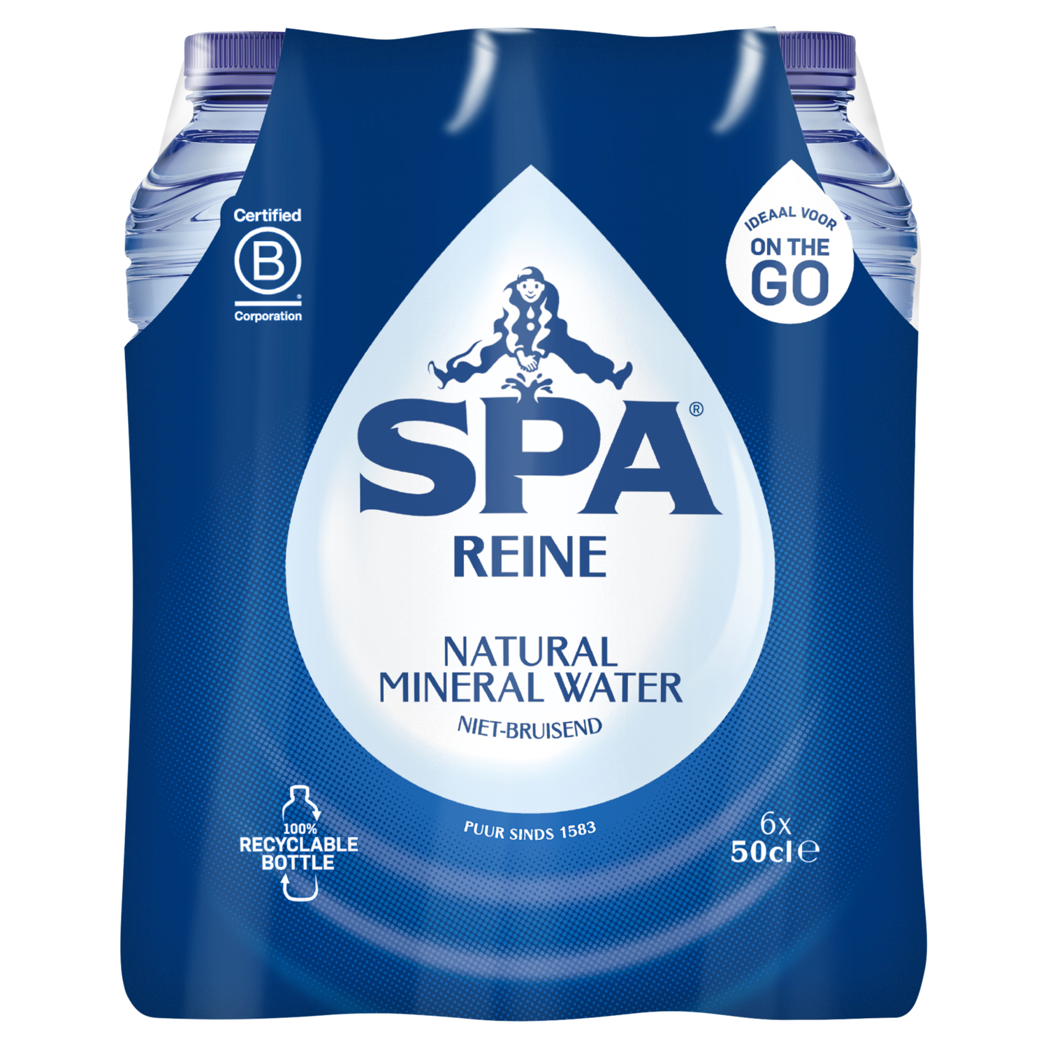 SPA REINE Natuurlijk Mineraalwater 6 x 50cl
