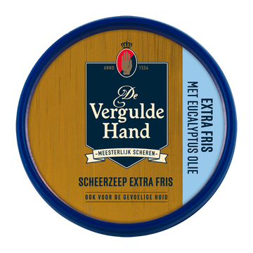 De Vergulde Hand Scheerzeep Extra Fris 75 g