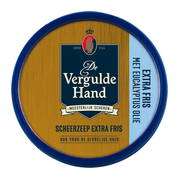 De Vergulde Hand Scheerzeep Extra Fris 75 g