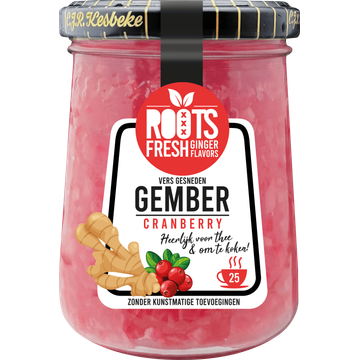 Roots Gember Cranberry 220g