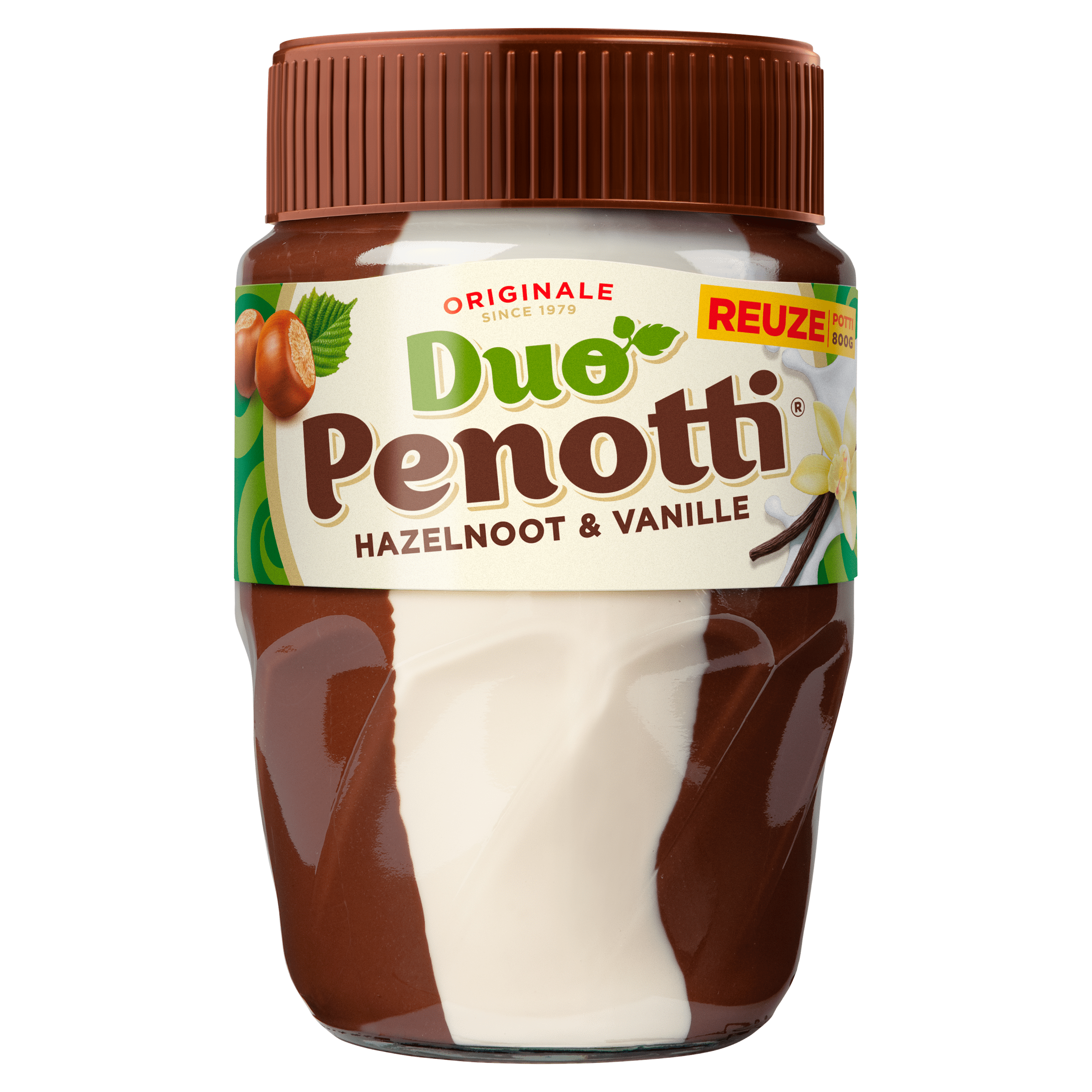 Duo Penotti Hazelnoot & Vanille Reuze Potti 800 g