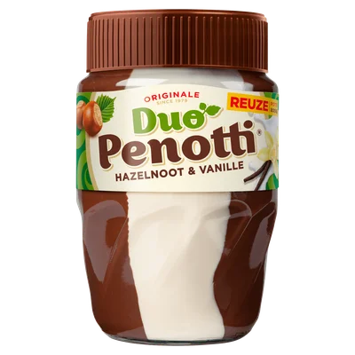 Duo Penotti Hazelnoot & Vanille Reuze Potti 800 g