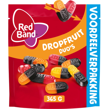 Red Band Dropfruit Duo's Voordeelverpakking 365 g
