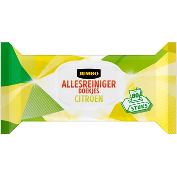 Jumbo Allesreiniger Doekjes Citroen 80 Stuks