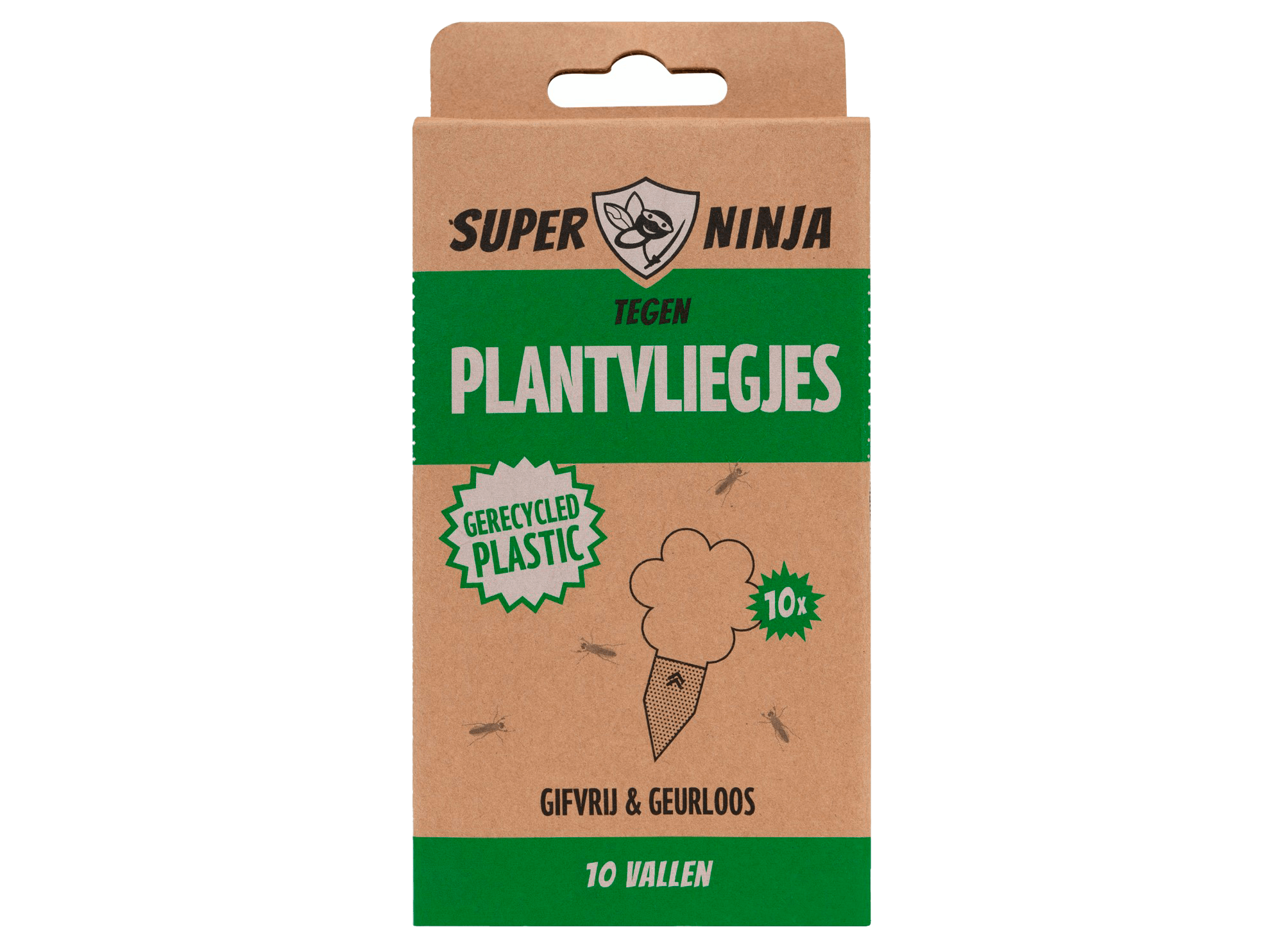 Super Ninja Plantvliegjesvallen 10 Stuks