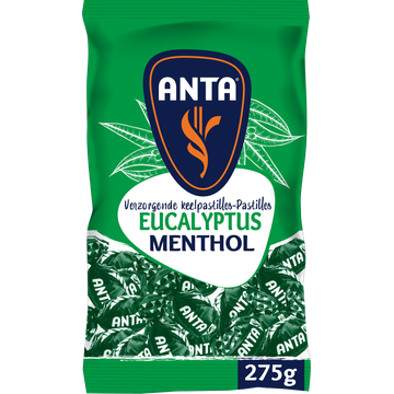Anta verzorgende keelpastilles Eucalyptus Menthol 275 g