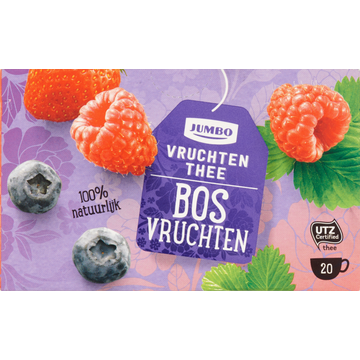 Jumbo Bosvruchten Thee 20 Stuks