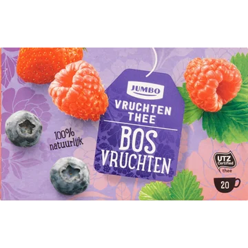 Jumbo Bosvruchten Thee 20 Stuks