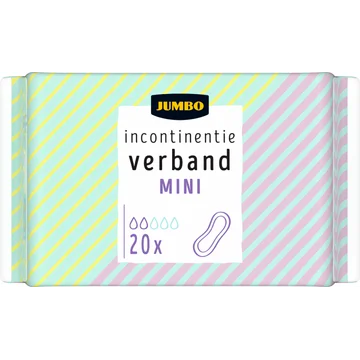 Jumbo Incontinentieverband Mini 20 Stuks