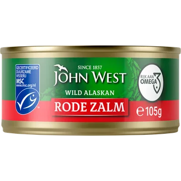 John West Wilde Rode Zalm 105g