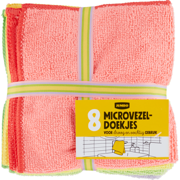 Jumbo Microvezeldoekjes 8 Stuks