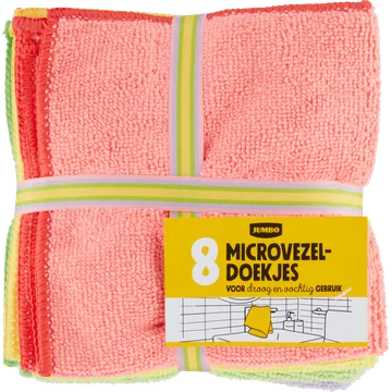 Jumbo Microvezeldoekjes 8 Stuks