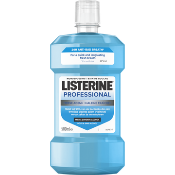 Listerine Professional Mondspoeling Frisse Adem+ 500 ml