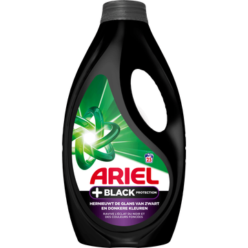 Ariel Wasmiddel +Zwart Bescherming, 25 Wasbeurten