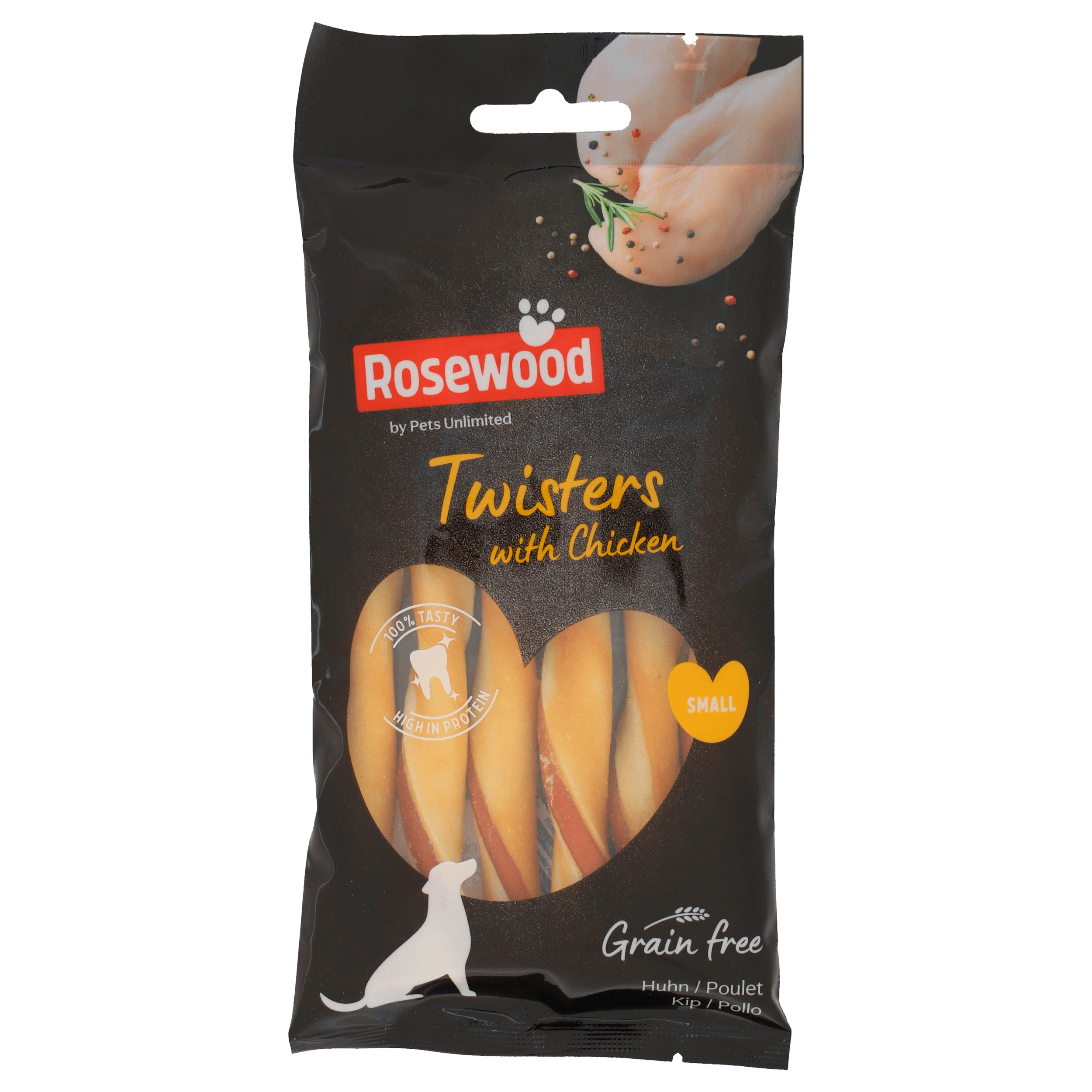 Rosewood Twister Small 6 Stuks