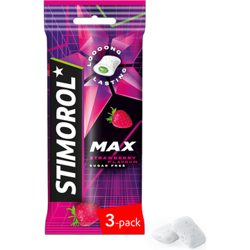Stimorol Max Strawberry Lime 3x20g