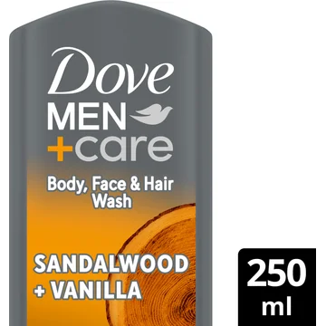 Dove Men+Care 3-in-1 Douchegel Sandalwood + Vanilla 250 ml
