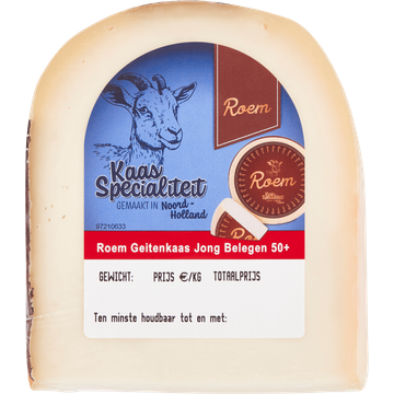 Roem Geitenkaas Jong Belegen 50+