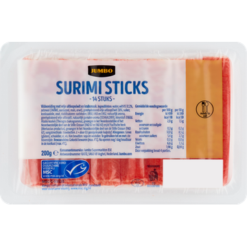Jumbo Zoute Sticks 200 g