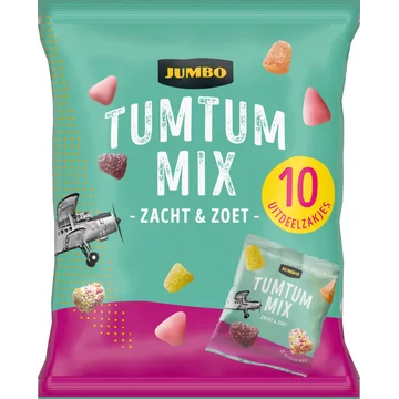 Jumbo Tumtum Mix Uitdeelzak 10 x 30 g