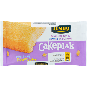 Jumbo Cake Plakjes 4 stuks x 60 g Verpakt