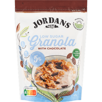 Jordans Low Sugar Granola with Chocolate 400 g