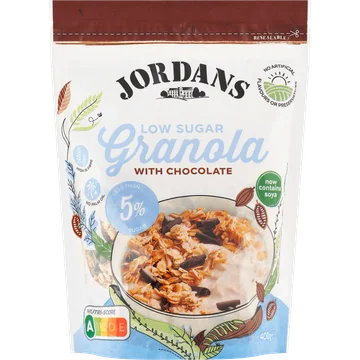 Jordans Low Sugar Granola with Chocolate 400 g