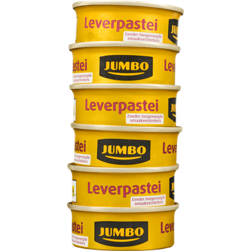 Jumbo Leverpastei 6 x 56 g