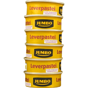 Jumbo Leverpastei 6 x 56 g