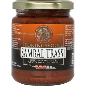 Koningsvogel Sambal Trassi 270 g