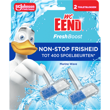 WC Eend Fresh Boost Marine Wave 2 x 16 g