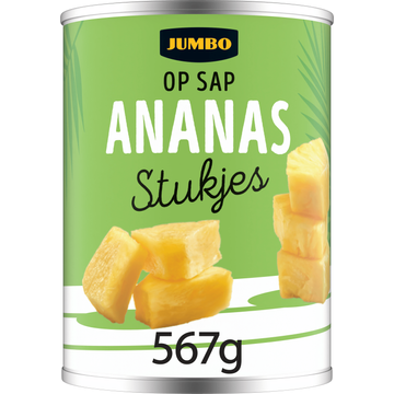 Jumbo Ananasstukjes op Sap 567g