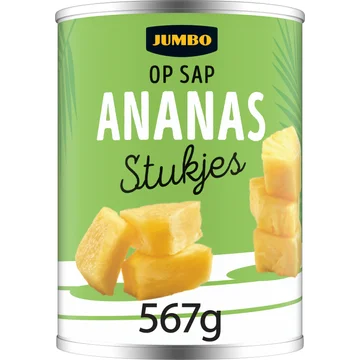 Jumbo Ananasstukjes op Sap 567g