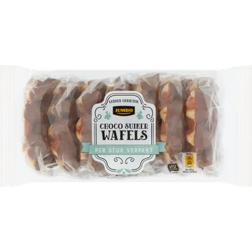 Jumbo Suikerwafels met Chocolade 7 Stuks