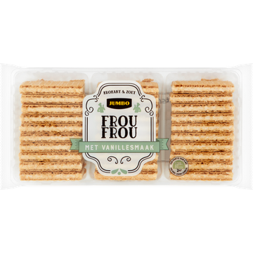 Jumbo Wafels Frou Frou met Vanillesmaak 175 g