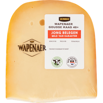 Wapenaer Goudse Kaas Jong Belegen 48+ Stuk ca. 423 g