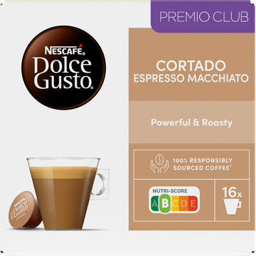 Nescafé Dolce Gusto Cortado Espresso Macchiato 16 x 6,3 g