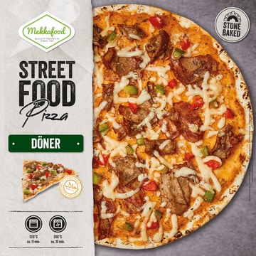 Mekkafood Streetfood Döner Pizza 325 g