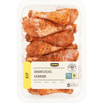 Jumbo Drumsticks Gekruid Kip ca. 1000 g