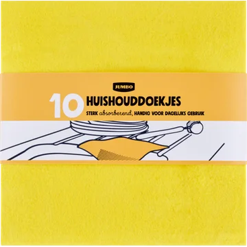 Jumbo Huishouddoekjes 10 Stuks