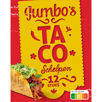 Jumbo's Taco Schelpen 12 Stuks
