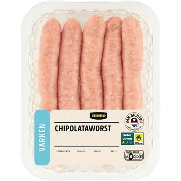 Jumbo Varken Chipolata 5 Stuks