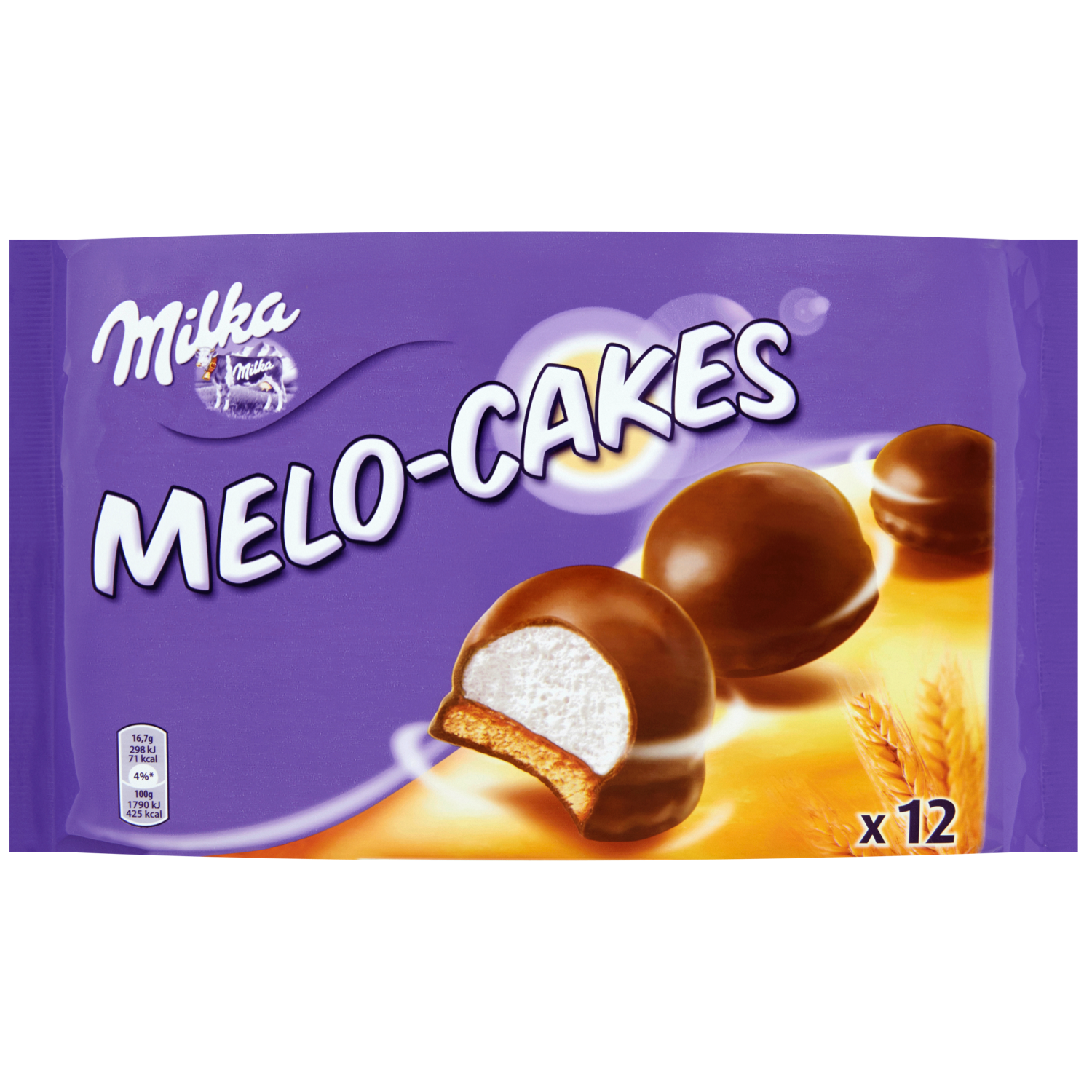 Milka Melo-Cakes Chocolade Cakejes 12 Stuks 200 g