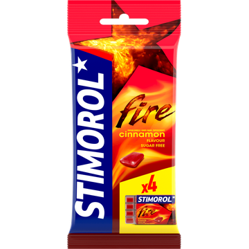 Stimorol Fire Kaneel 4 Pack