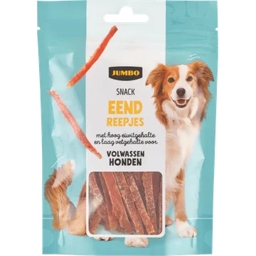 Jumbo Honden Snackstrips Eend Reepjes 90 g