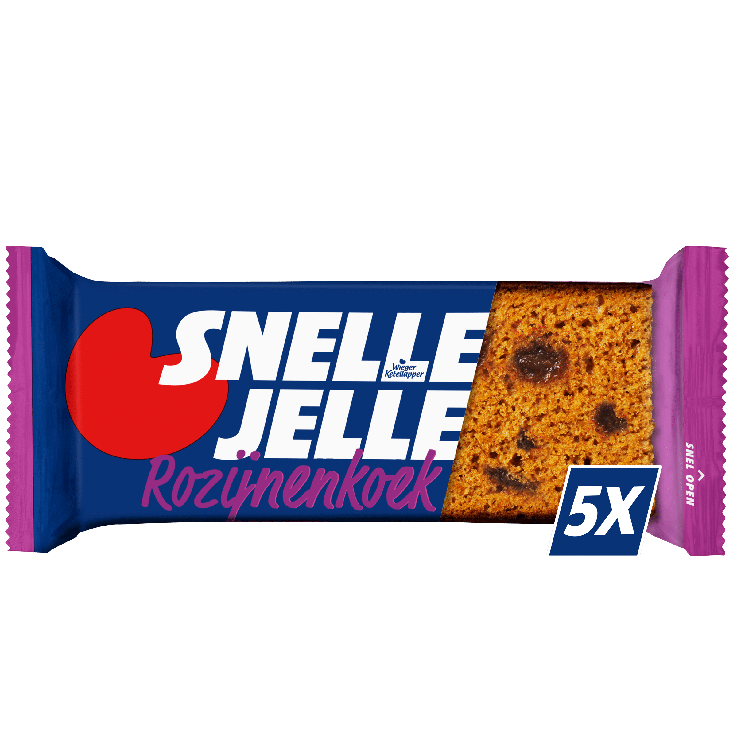 Snelle Jelle (Te) Krachtige Kruidkoek 5 Stuks 325 g