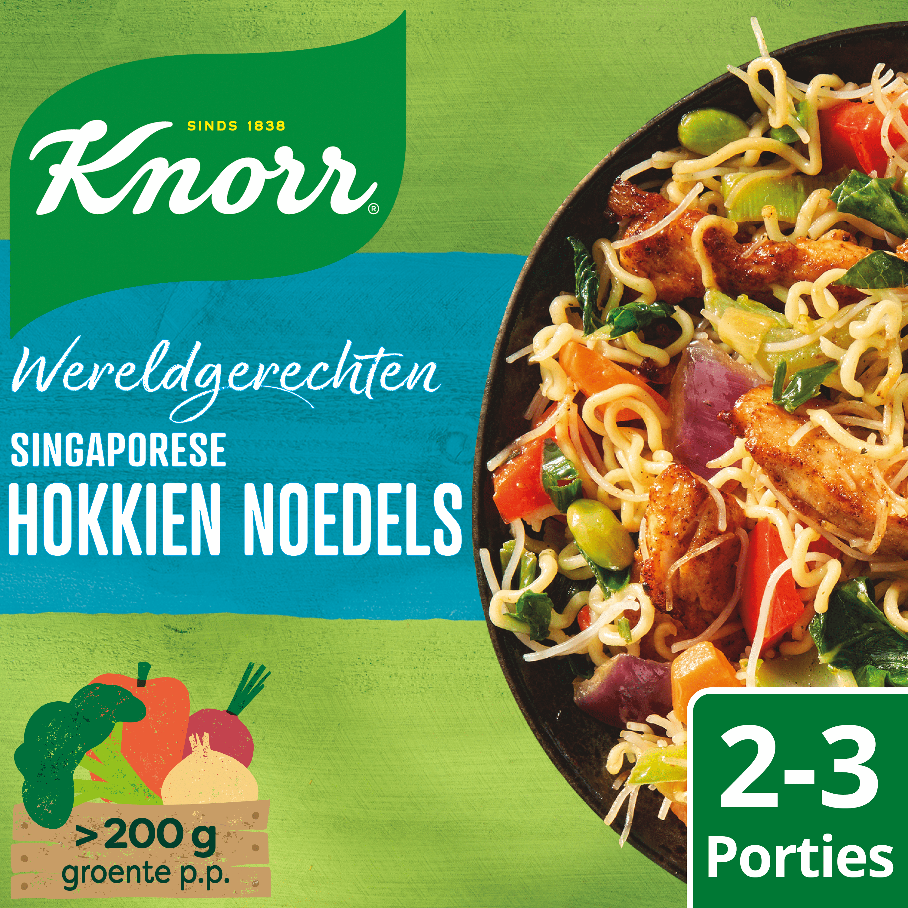 Knorr Wereldgerechten Hokkien Noedels Singaporese 192 g